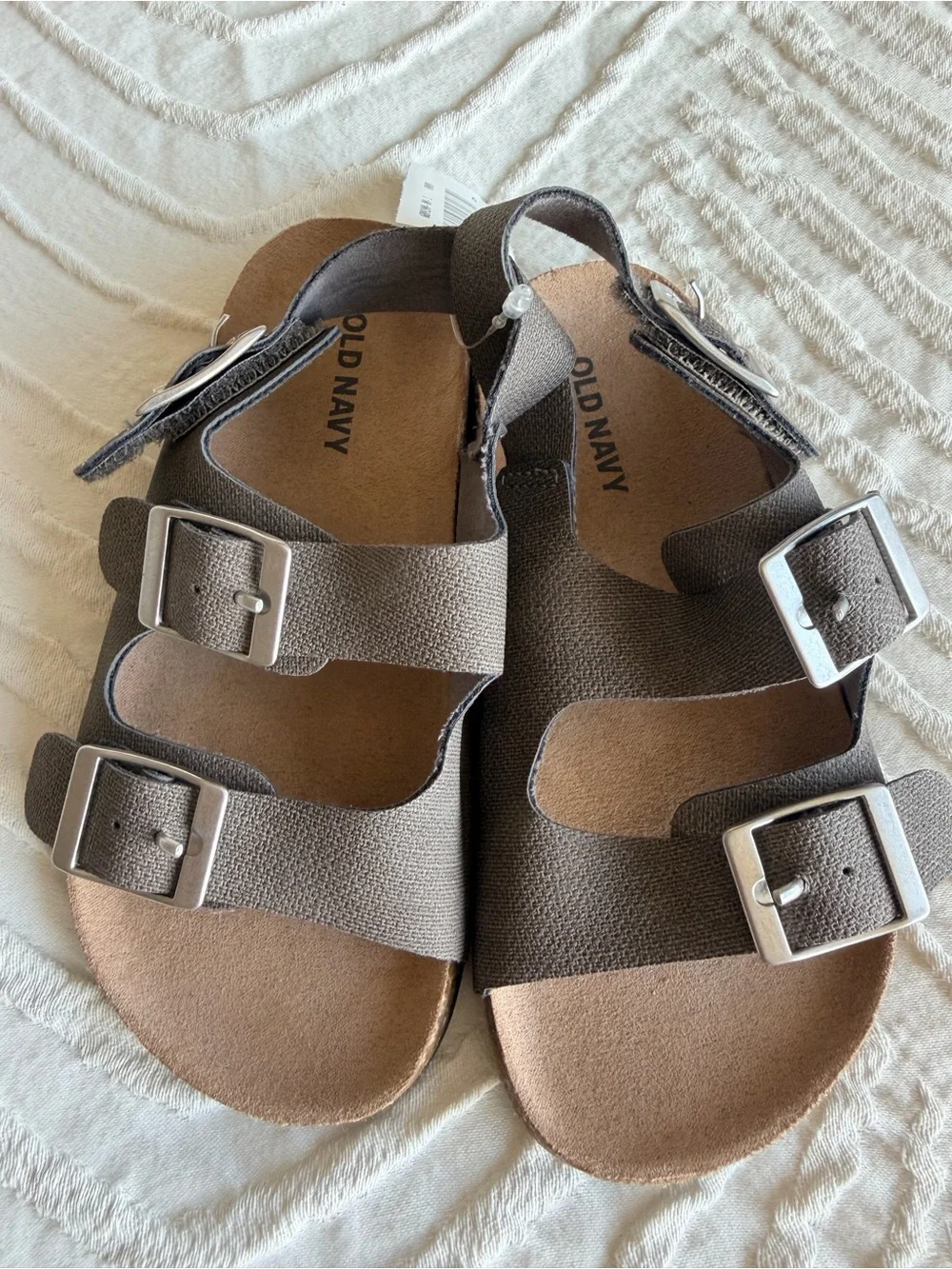 Old Navy Toddler Girls Brown Double Buckle Sandals Size 9